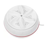 LALAFINA Mini Machine à Laver Portable Usb En Abs Solide, Laveuse Portative Compacte Pour Sous-vêtements Et Chaussettes, Pour Voyages Et Déplacements, 10w Interrupteur Intégré, Fonctionnement Rapide