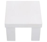 LALAFINA Mini Tabouret en Bois Blanc Portable pour Accessoires de Photographie, Design Unique et Pratique, pour Créer Une Ambiance Chaleureuse