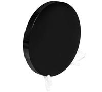 LALAFINA Miroir Décoratif Rond en Obsidienne et Acrylique Noir avec Support Stable, pour Décoration de Salle de Contemplation ou Fêtes D'entreprise Couleur Aléatoire
