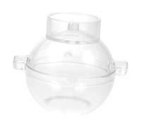 LALAFINA Moule à Bougie Rond en Cire Réutilisable et Facile à Démouler pour Activités DIY en Famille, Plastique Solide Sphérique Unique et Créative