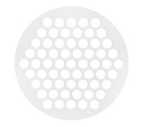 LALAFINA Moule à Raviolis en Plastique Blanc 61 Trous Diamètre 2,5 Cm Léger et Facile à Laver Cuisine Maison Pratique et Solide