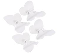 LALAFINA Organisateur de Câbles en Plastique Blanc Autocollant pour Appareils de Cuisine, Lot de 4, Maintien des Fils en Ordre Cuisine