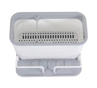 LALAFINA Organisateur de Cuisine Multifonctionnel pour Ustensiles Support à Baguettes et Couverts avec Égouttoir Rapide et Bac de Récupération Eau Rangement Compact et Pratique pour Évier