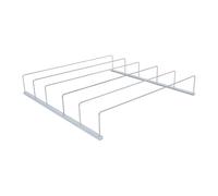 LALAFINA Organisateur Distributeur Polyvalent pour Réfrigérateur de Canettes de Soda en Alliage D'aluminium et Abs Compartiments Séparés Adaptable pour Usage Domestique ou Commercial