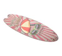 LALAFINA Ornement Mural en Bois Planche de Surf, Panneau Décoratif Plage pour Murs de Bar et Salon, Décoration Bord de Mer Estivale, Art Mural Côtier, Style Vintage 30