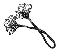 LALAFINA Outil de Chignon Sophistiqué pour Chignon avec Strass pour Femmes Outil de Création de Chignon Facile pour Une Formation Rapide de Beignets de Cheveux