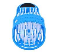 LALAFINA Pantoufles à Picots Antidérapants Bleu avec Ventouse Base en Plastique et Nylon pour Massage des Pieds à Domicile, pour Seniors et Mobilité Réduite