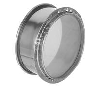 LALAFINA Passoire Ronde en Acier Inoxydable 11 Cm pour Glaçure Céramique Et Peinture, Outil Professionnel Multifonction, Tamis Métallique Fin, Usage Poterie Et Filtration Industrielle