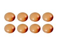 LALAFINA Patch de Pierres Précieuses en Cornaline 20pcs Rond Plat pour Fabrication de Bijoux DIY Accessoires Décoratifs Délicats et Polyvalents
