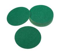 LALAFINA Patins Feutre pour Hockey Air en Fibre Polyester Lot de 10 Taille L pour Jeu de Table Mini-Hockey sur Air Protection Solide