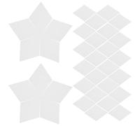 LALAFINA Patrons De Quilting 100 Pièces Gabarits En Papier Réutilisables Pour Patchwork De Diamants Carrés Fleurs Rectangles
