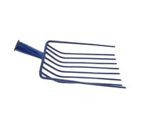 LALAFINA Pelle Multifonction à Dents en Acier, Fourche à Neuf Dents sans Manche, Outil Léger pour Bricolage et Entretien Extérieur