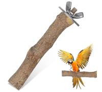 LALAFINA Perchoirs en Bois Naturel pour Conures et Calopsittes, Plateforme de Perchoirs Facile à Installer, Aide Oiseaux à Se Détendre la Cage à Oiseaux