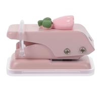 LALAFINA Perforatrice Trou pour Papier de Bureau Brise-trous Circulaire Tulipe Rose Clair Compacte Loisirs Créatifs Scrapbooking Présent DIY