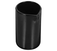 LALAFINA Pichet à Lait en Céramique Noir pour Café, Récipient Simple et Facile à Transporter, Maison Restaurant