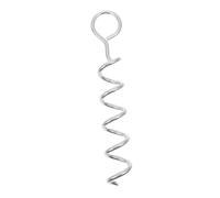 LALAFINA Piquet d'attache pour Chien Extérieur en Fer Robuste Forme Spirale, Support Stable et Insertion Ferme Le Sol, pour Jeux en Plein Air
