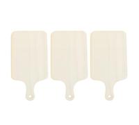 LALAFINA Planches à Découper Couleur Kaki en Bois Multifonction Lot de 3 Plateau de Service, Résistantes à L'usure Accessoires Cuisine Pratiques Adaptées DIY