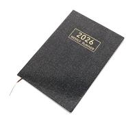 LALAFINA Planificateur avec Couverture PU Holographique Carnet Compact pour Organisation Maison Fitness et Journal de Grossesse