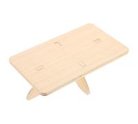 LALAFINA Plateforme Hamster Étanche en Bois, Base de Jeu Stable, Beige | Support Ajustable 20x12cm, Surface Lisse Naturelle, Assemblage Rapide, pour Enclos Multi-niveaux