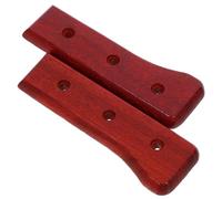 LALAFINA Poignée de Remplacement en Bois de Poirier Rouge Trous Accessoire de Coupe Cuisine Robuste et Légère Manche Ergonomique pour Couteaux Cuisine Ustensile Pratique pour Usage
