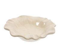 LALAFINA Porte-huiles Essentielles en Céramique Beige, Bol Aromathérapie Compact pour Salon de Beauté et Spa, Assiette Pratique pour Huiles Essentielles et Rangement, Accessoire Décoratif