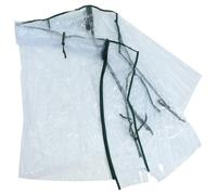 LALAFINA Protecteur de Serrage PVC, Housse Imperméable Portable, Portes sur Chaque Section, pour Fleurs et Cultures, Usage Extérieur, Facile à Démonter