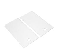 LALAFINA Racleur à Fart en Acier Inoxydable 2pcs pour Entretien Snowboard et Ski, Outil Multifonction Léger pour Protection de Surface et Réglage D'équipement Hiver
