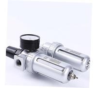 LALAFINA Régulateur de Pression pour Compresseur Air avec Séparateur Huile et Eau Filtre Piège à Humidité Automatique pour Outils Pneumatiques et Installations Gaz