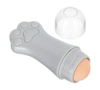 LALAFINA Rouleau Absorbant Huile en Pierre Volcanique Design Détachable Forme Patte de Chat, Outil de Soin Peau Portable pour Visage en Paquet à Main