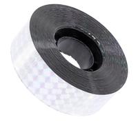 LALAFINA Ruban Réfléchissant Effrayant Anti-Oiseaux 2,4 Cm X 50 M en Pet Double Face, Bande Effaroucheur pour Jardin, Verger et Balcon, Dispositif Suspendu Extérieur Solide et Lumineux