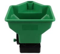 LALAFINA Semoir Portable Mini Épandeur Rotatif Vert en Plastique, pour Carottes et Fleurs, Jardinage et Entretien de Pelouse, Léger et Compact