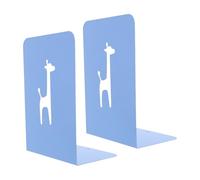 LALAFINA Serrage-Livres Girafe en Métal 2 Pièces, Support D'étagère Ajustable et Décoratif pour Optimisation D'espace, pour Chambre D'garçon et Filles et Bibliothèques