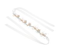 LALAFINA Serrage-tête Fée pour Filles Couronne de Fleurs en Plastique et Tissu, Ruban Décoratif, Design Élégant, pour Tenues de Fête et Usage Quotidien
