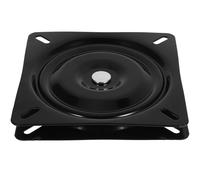 LALAFINA Socle Pivotant en Fer Noir Robuste pour Tabouret de Bar Rotation Multidirectionnelle, pour Meuble Industriel et Support D'écran TV