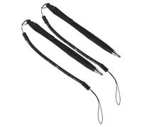LALAFINA Stylet capacitif 2 pièces avec Pointe Souple et Cordon à Ressort - Stylet Tactile Haute précision en ABS pour tablettes et Smartphones, conçu pour Dessin et Prise de Notes