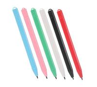 LALAFINA Stylet pour Écrans Tactiles Faible Consommation D'énergie pour Dessin et Plusieurs Styles Stylo Numérique en Plastique, Pack de 6pcs pour Tablette D' LCD