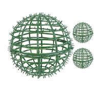 LALAFINA Support à Boules Topiaires Vert 3 Pièces en Plastique | Cadre Élégant, Usage Fiable et Simple, pour Fleurs Décoratives, Structure Légère, Format Adapté aux Scènes Festives