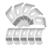 LALAFINA Support de Montage pour Store Vertical en Fer Argenté, Design Moderne, Fixation Supérieure, Compatible Stores et Rideaux Lamelle Verticale