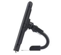 LALAFINA Support de Téléphone pour Moto, Support de Téléphone Tout Inclus pour Smartphones, Plastique Noir, Étanche, Résistant la Chaleur, Rotation, Passage Écran Horizontal/Vertical,