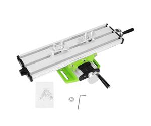 LALAFINA Table de Travail Multifonctionnelle en Acier Allié Vert, Facile à Transporter pour Mini Perceuse et Machine à Fraiser Adaptée aux Supports de Perceuse et Bancs D'établi