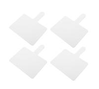 LALAFINA Tableau blanc manuel 24,4 x 20,3 cm double face - Lot de 4 pour enseignants et jeux de vote en classe