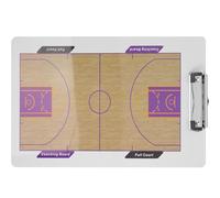 LALAFINA Tableau de Basket- Stratégique Effaçable à Sec en PVC Planche Portable pour Entraîneurs pour Entraînement et Compétition