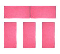 LALAFINA Tapis Lavables pour Cobayes et Petits Animaux en Microfibre Absorbants et Réutilisables Lot de 5 pour l'espace de Sommeil des Animaux