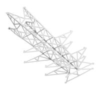 LALAFINA Tour Électrique de Jardin en Plastique Abs Robuste pour Maquette Architecturale Chinoise, Accessoires de Décor Miniature pour Village de Jardin et Modélisme Ferroviaire