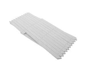 LALAFINA Treillis Extensible en Bois Traité pour Jardin et Cour, Clôture Décorative Flexible Protection des Bords, Support Naturel pour Plantes Grimpantes