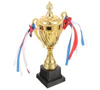 LALAFINA Trophée du Jeu en Métal Or, Grand Trophée Coupe pour Compétition Sportive, Prix Récompense pour Cérémonie Scolaire et Journée D'athlétisme