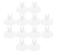 LALAFINA Ventouse pour Aquarium en Plastique Transparent, Clip de Fixation Puissant pour Tubes de 16 Mm, Supporte Fermement, pour Aquarium et Surface en Verre, Lot de 20 Pièces