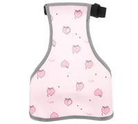 LALAFINA Ventrale Garde Chaud pour Chien en Polyester Imperméable Rose et Protège la Poitrine en, Taille XS pour Jogging Femelle