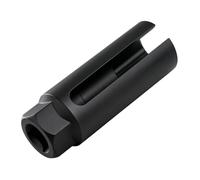 LALAGO 1 Pièce Douille Sonde Lambda 22mm (7/8"), Douille Capteur D’oxygène Universelle avec Ouverture de Fil latérale, Outil De Dépose Capteur O2 Automobile 1/2" & 3/8", évite Les Dommages aux Fils