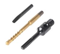 LALAGO Adaptateur SDS-Plus M16, avec Foret de Centrage et Cale D'éjection pour Carottes, Couronnes de Forage